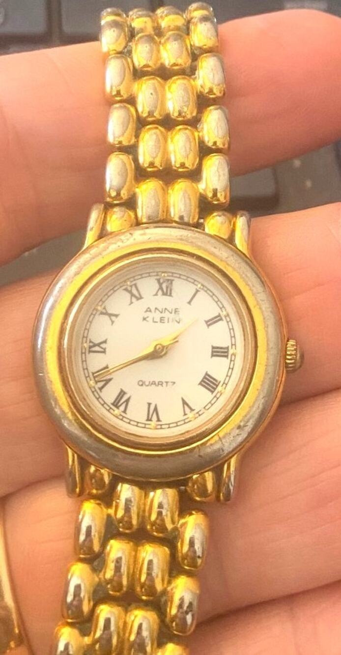 Women's Gold Tone Anne Klein Watch, Gold Tone , Bracelet Band